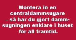Beam centraldammsugare passar i alla hus